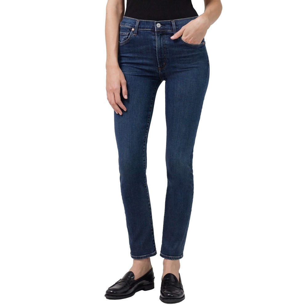 Citizens of Humanity Skyla High Rise Slim Straight Jeans Medium Wash Size 25